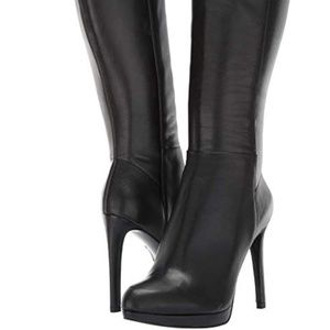 Nine West Women's Quizme Leather Knee High Boot